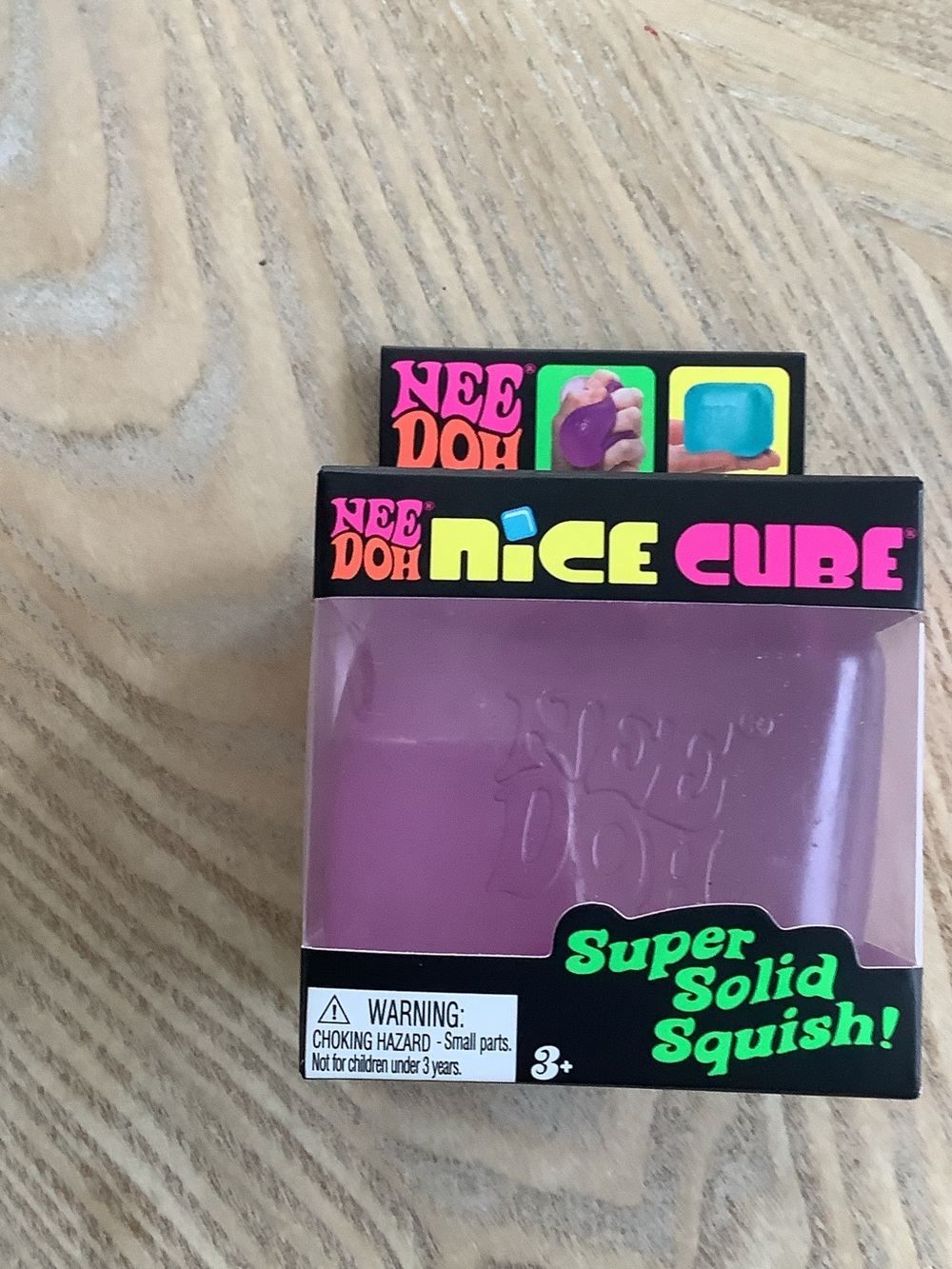 NeeDoh Nice Cube Super Solid Squish - Purple